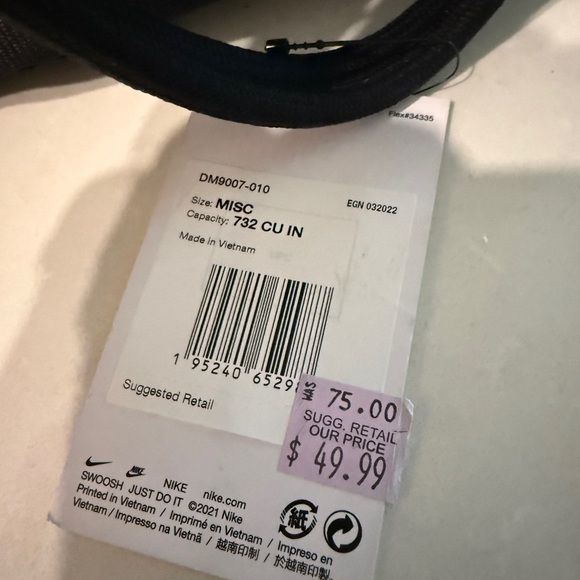 Nike Black Mesh Tote Bag - Picture 3 of 13